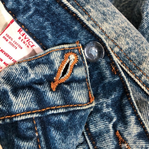 REVICE Denims Women’s Cross Button Straight Leg Jeans Size 27 - Picture 6 of 12